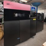 Oversized thermoplastic part being produced on a large-format FDM 3D printer at Tronix3D's Pittsburgh facility.